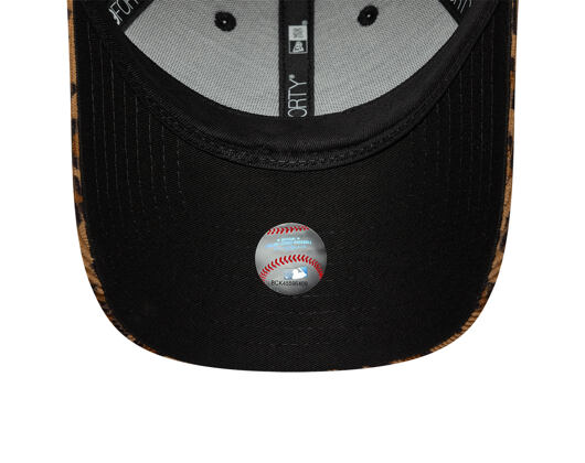 Womens Cap New Era - MLB Leopard Cord 9FORTY - NY Yankees - Stone / Black