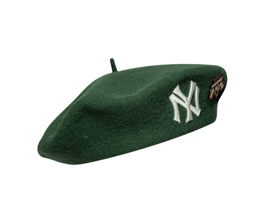 Beret New Era - MLB IMAGE DROP Retro Pin Beret - NY Yankees - Green