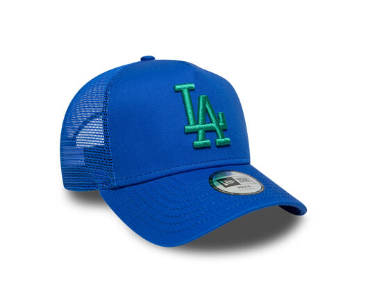 Kids Cap New Era - MLB Essential 9FORTY A-Frame Trucker - LA Dodgers - Blue / Green