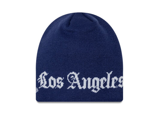 Beanie New Era - MLB Wordmark Skully Knit Thin - LA Dodgers - Royal
