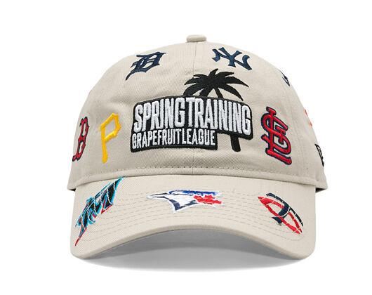 Cap New Era - MLB Grapefruit League Scatter 9TWENTY - Grapefruit League Logo - Stone