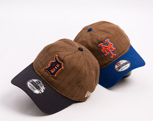 Cap New Era × Three Looms - Chestnut Pinstripe 9TWENTY A-Frame - Detroit Tigers