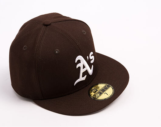 New Era - MLB Seasonal 59FIFTY - Oakland Athletics - Burnt Wood - Brown