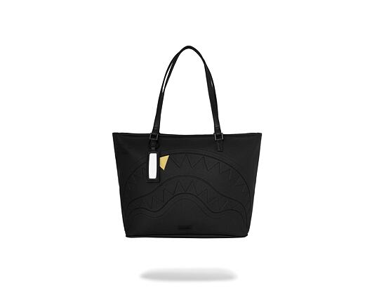 Bag Sprayground - Blacked Out Embossed Gold Tooth Tote