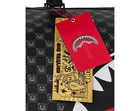 Bag Sprayground - Sharks In Paris Wtf Bubbly Black Check Duffle