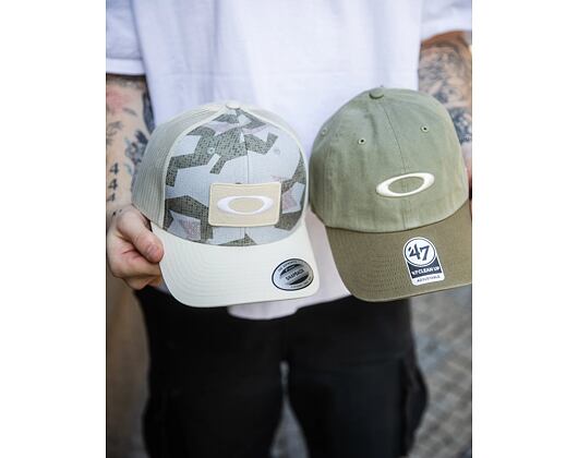 Cap Oakley - Remix Dad Hat - Boulder/Army Green/Mist