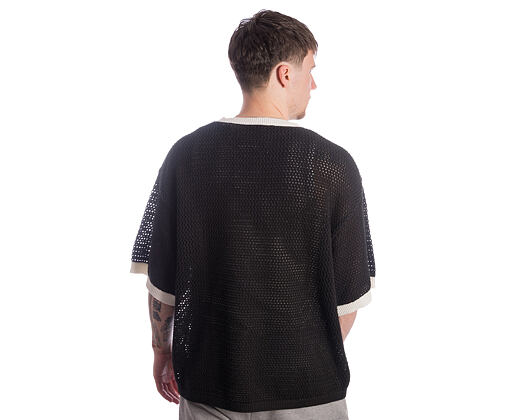 Tee Karl Kani - Cursive Varsity Crochet Boxy T-Shirt Black