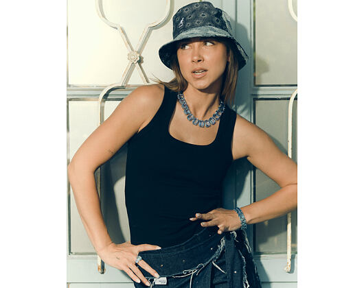 Bucket Hat Kangol - TRENDS PACK - Denim Mashup Bucket - Blue Picnic