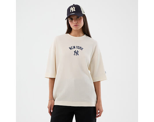 Tee New Era - MLB Waffle Box Tee - NY Yankees - Off White