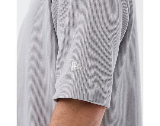 Tee New Era - MLB Waffle Box Tee - NY Mets - Grey