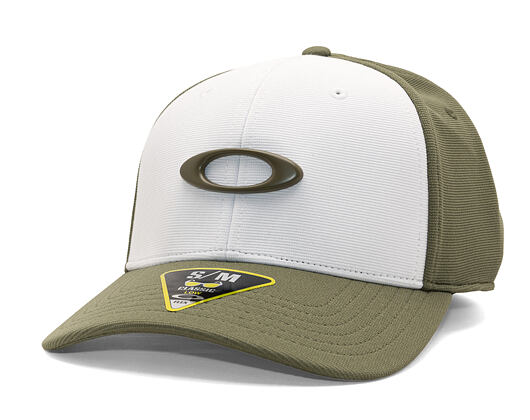 Cap Oakley - Tincan Cap - Deep Olive/White