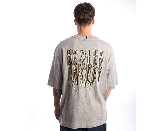 Tee Oakley - Stacked Metal Tee - New Granite Hthr