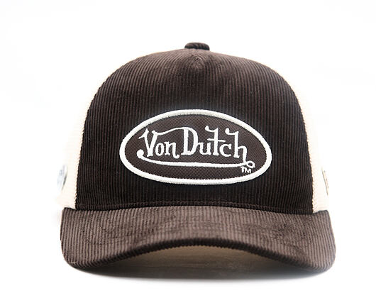 Cap Von Dutch - Baseball - Corduroy Patch Premium - Brown