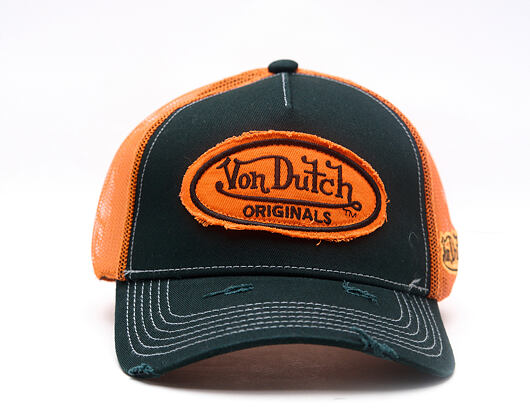 Cap Von Dutch - Baseball - Vintage Distressed - Orange / Navy