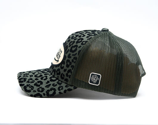 Womens Cap Von Dutch - Baseball - Velvet Print Embroidery - Camo