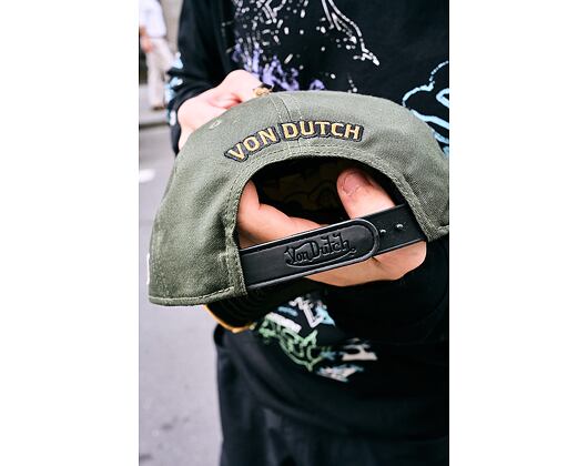 Cap Von Dutch - Semi Curve - Embroidery Premium - Red / Green