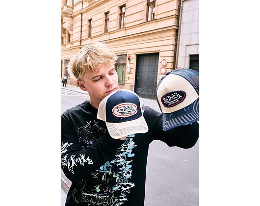 Cap Von Dutch - Baseball - Vintage Distressed - Black / Grey
