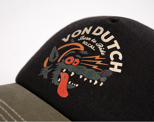 Cap Von Dutch - Trucker - Print - Black / Green