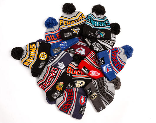 Beanie New Era - NHL Evergreen Wordmark Pom Medium Knit - LA Kings - Team Color