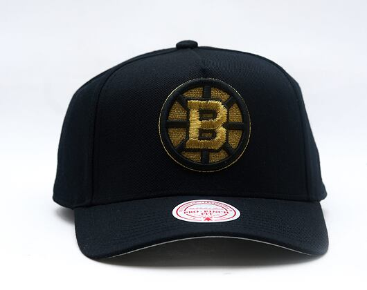 Cap Mitchell & Ness - NHL Black And Gold Pro Snapback - Boston Bruins - Black