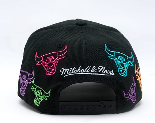 Cap Mitchell & Ness - NBA 404 Club Neon Pro Snapback - Chicago Bulls - Black