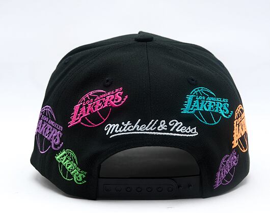 Cap Mitchell & Ness - NBA 404 Club Neon Pro Snapback - Los Angeles Lakers - Black