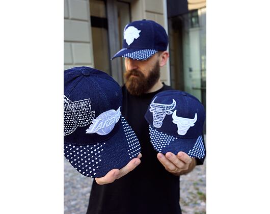 Cap Mitchell & Ness - NBA Run Stitch Pro Snapback - Chicago Bulls - Blue