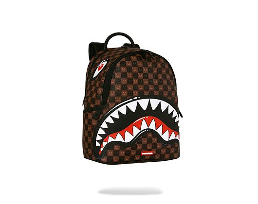 Backpack Sprayground - Sharks In Paris Wtf Bubble Brown Check Savage Backpack