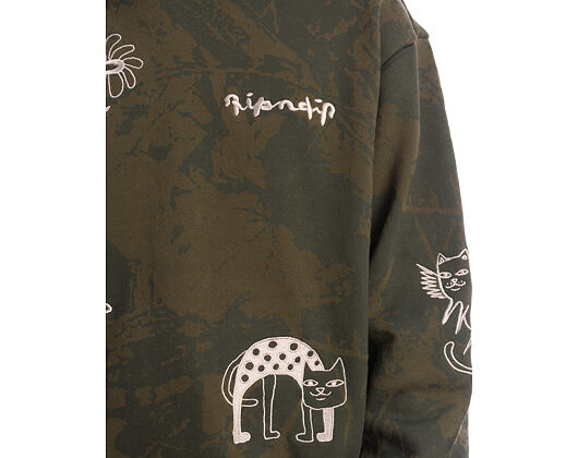 Sweatshirt Rip N Dip - Blonded Hoodie (Forest Camo)