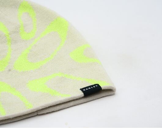 Beanie Oakley - Ellipse Graphic Beanie - Mist/Neon Yellow