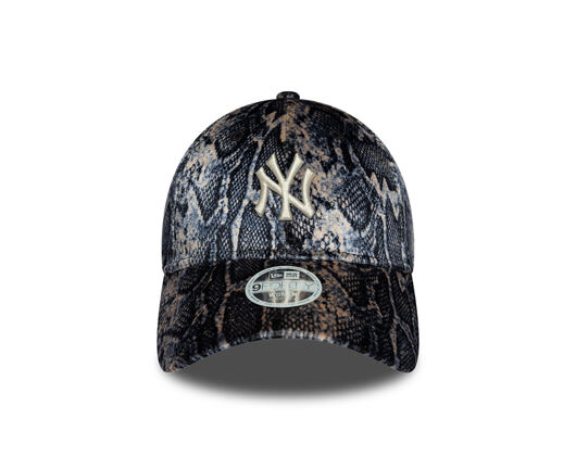 Womens Cap New Era - MLB Snake Print 9FORTY - NY Yankees - Black / Blush Pink
