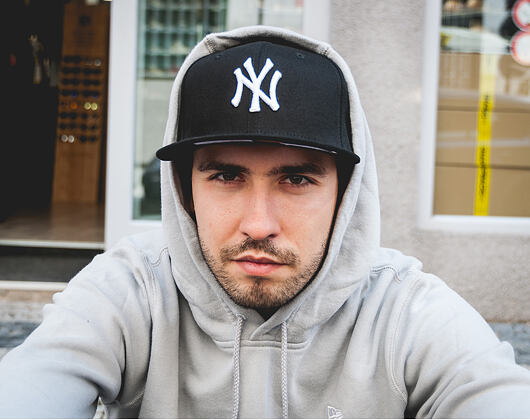 New Era 9FIFTY MLB New York Yankees Snapback Black / Optic White Cap