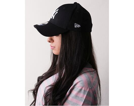 New Era League Basic New York Yankees Black/White 39THIRTY Stretchfit Cap