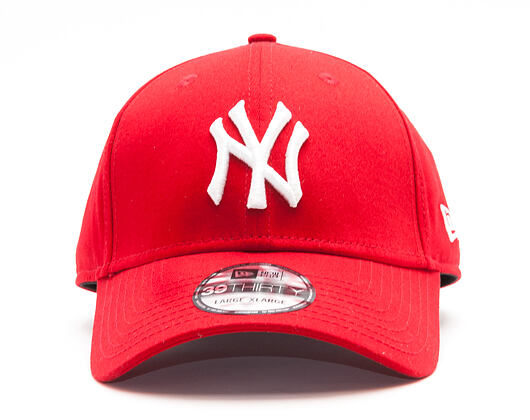 New Era League Basic New York Yankees Scarlet 39THIRTY Stretchfit Cap