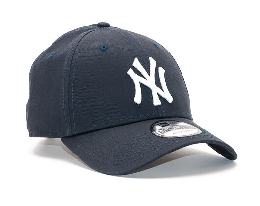 New Era 9FORTY MLB League Basic New York Yankees Strapback Navy / White Cap