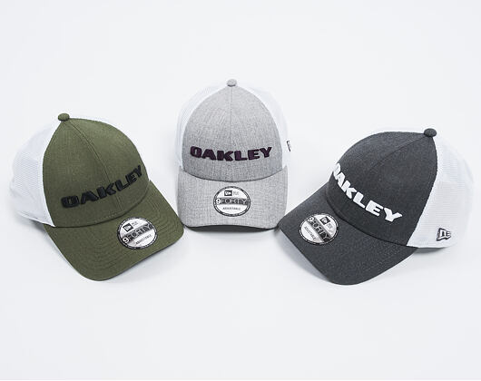 Oakley Heather New Era Hat 9FORTY Graphite Snapback Cap