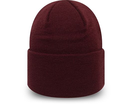 New Era Flagged Out Cuff Knit Maroon Winter Beanie