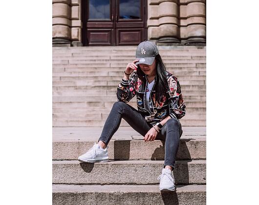 New Era Jersey Essential Los Angeles Dodgers 9FORTY Grey Heather/Khaki Strapback Womens Cap