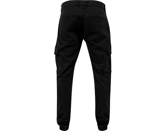 Urban Classics TB1435 Washed Cargo Twill Jogging Pants Black