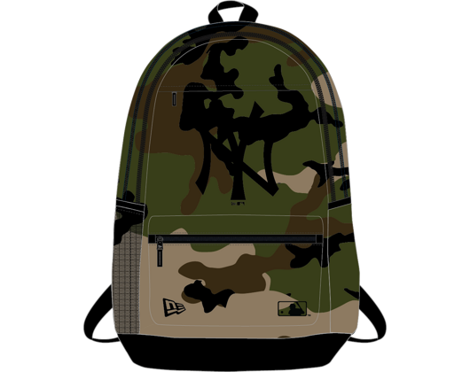 New Era MLB Delaware All Over Print New York Yankees Woodland Camo Backpack