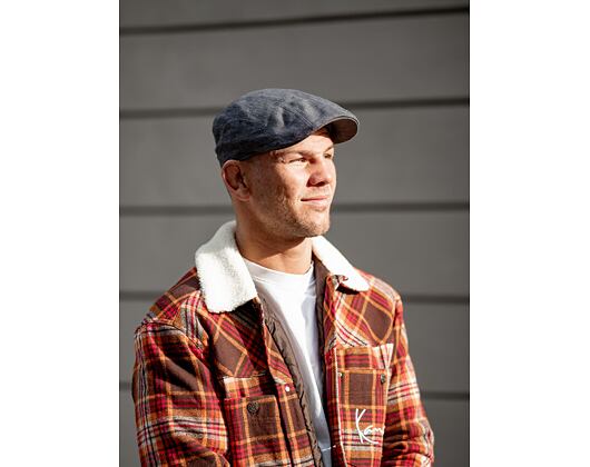 Stetson Ivy Cap Linen 6123101 Grey Flat Cap