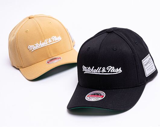 Mitchell & Ness Branded Comfy Core Stretch Snapback Black Cap
