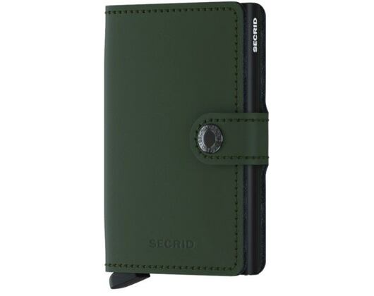 Secrid Miniwallet Matte Green / Black