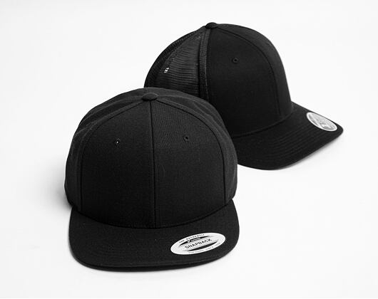 Yupoong Classic Snapback Black 6089M Black UV Cap