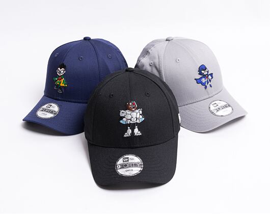 New Era 9FORTY Character Cyborg Strapback Black Kids Cap
