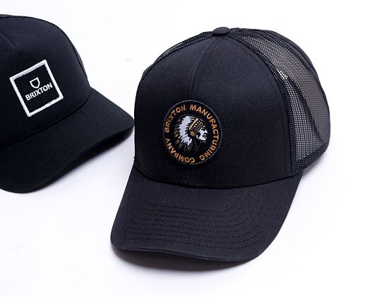 Brixton Rival Stamp X Mp Mesh Cap Black