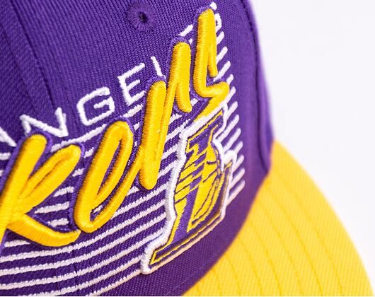 New Era 9FIFTY NBA Team Wordmark Los Angeles Lakers Snapback Team Color Cap