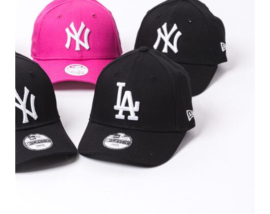 New Era 9FORTY MLB Kids League Essential Los Angeles Dodgers Strapback Black/White