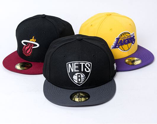 New Era 59FIFTY NBA Basic Brooklyn Nets Black / Grey Cap