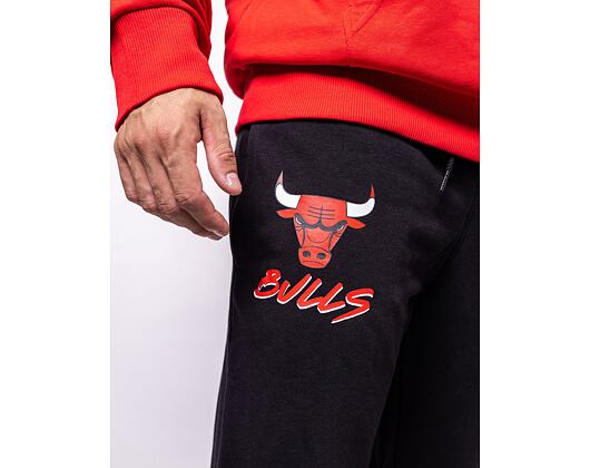 New Era NBA Script Joggers Chicago Bulls Black/Red Sweatpants